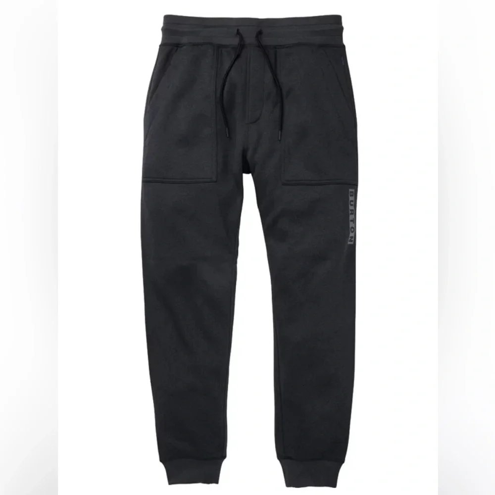 Burton Oak Pant Sweatpants Mens XL Black Jogger Fleece Casual Lounge Pants 20594 - Picture 1 of 8